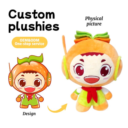 Custom Fruit & Vegetable Spirit Plush Toys  Color-Changing Earphones & Scarves OEM/ODM Private Label Manufacturing