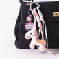 Cute Pony Bag Charm Trendy Phone Case Accessory Car Pu Keychain Wholesale