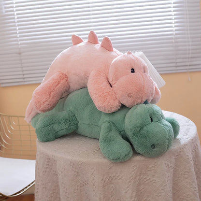 Cute Little Dinosaur Macaron Stuffed Animal Toy Soft and Comfortable Filled with Blind Box Plush  PP Cotton