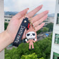 3D Nightmare Before Christmas Keychain Rubber Anime Lanyard Accessories for Car Gift Toy Halloween Promotion Keychains