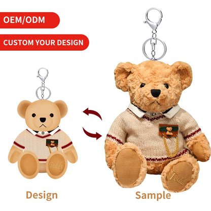 Custom Made Soft Toys 10cm 15cm 20cm Cute Plush Idol Cotton Doll Key Chain Custom Kpop Star Doll Figure Plush Keychains
