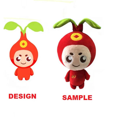 Popular Mass Production Custom PP Cotton Filled Stuffed Animal Plush Toys 20cm Custom Sizes