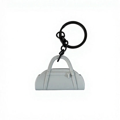 Hot Selling 3D Cartoon Gym Rubber Keychain Creative Anime 3D Yoga Bag Pendant Fitness Cool Key Chain