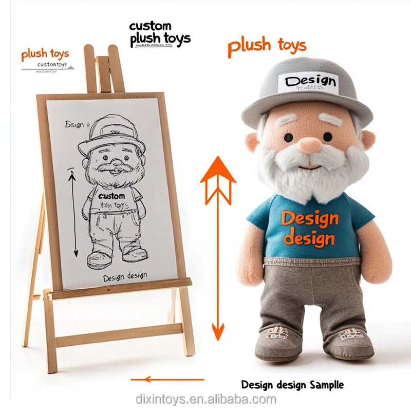 CE ASTM OEM ODM Custom Made Plush Toy Stuffed Animal Make Your Own Plushie  Custom Plush Dolls