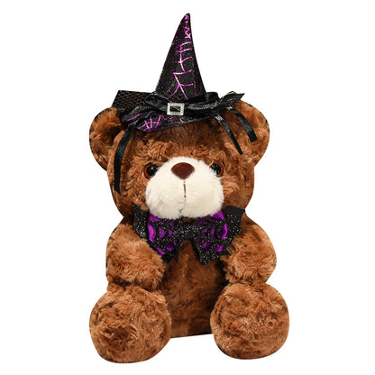 High Quality Creative Funny Soft Cute Halloween Teddy Bear Stuffed Plush Toys Halloween Decoration Gift