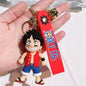 Cartoon Cute Anime One Pieces Luffys Doll Car Bag Pendant Keychain Wholesale Keychain Small Gift