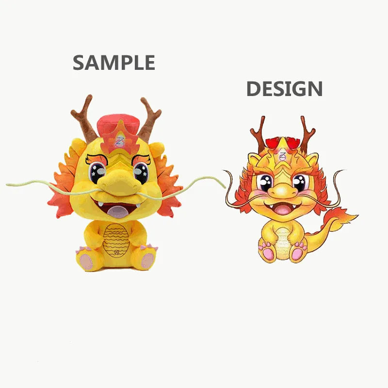 2024  High Quality Plushie Customized Mascot Company logo Anime Plush Toys Dolls Pillow Customization