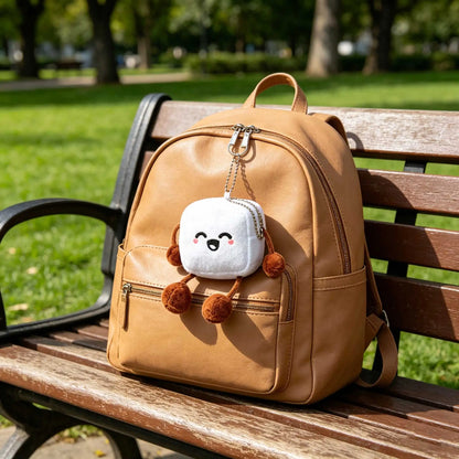 OEM Custom Square Plush Toy Keychain Customizable Expressions/Chain/Limb Colors Free Sample Making