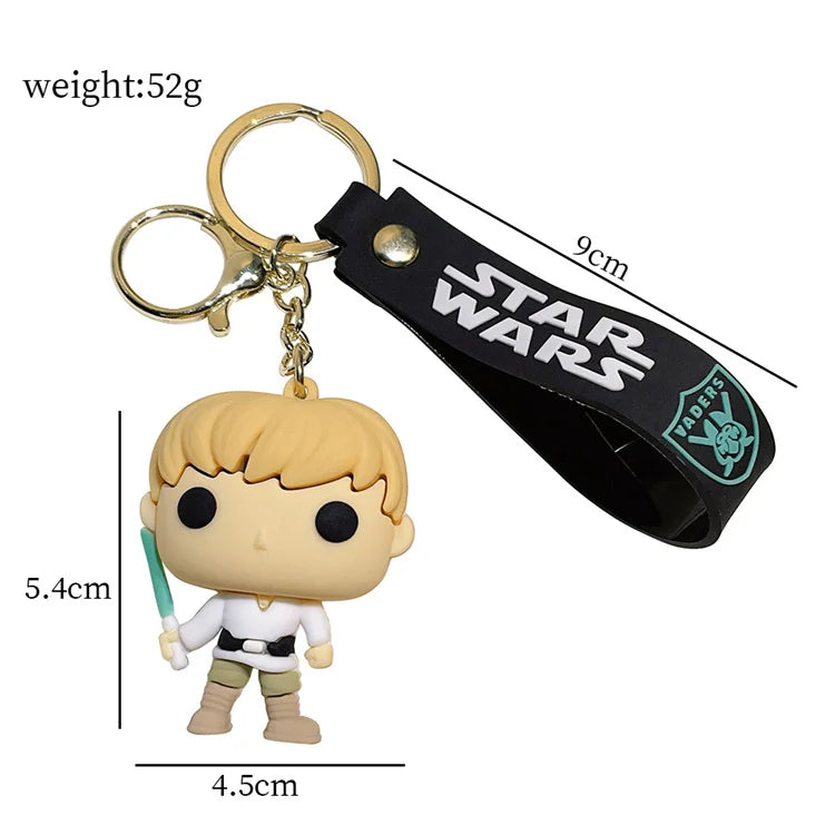 New Hot Selling StarWars Keychain Mandalorians Surrounding Baby Yodas Stormtroopers Keychain Pendant