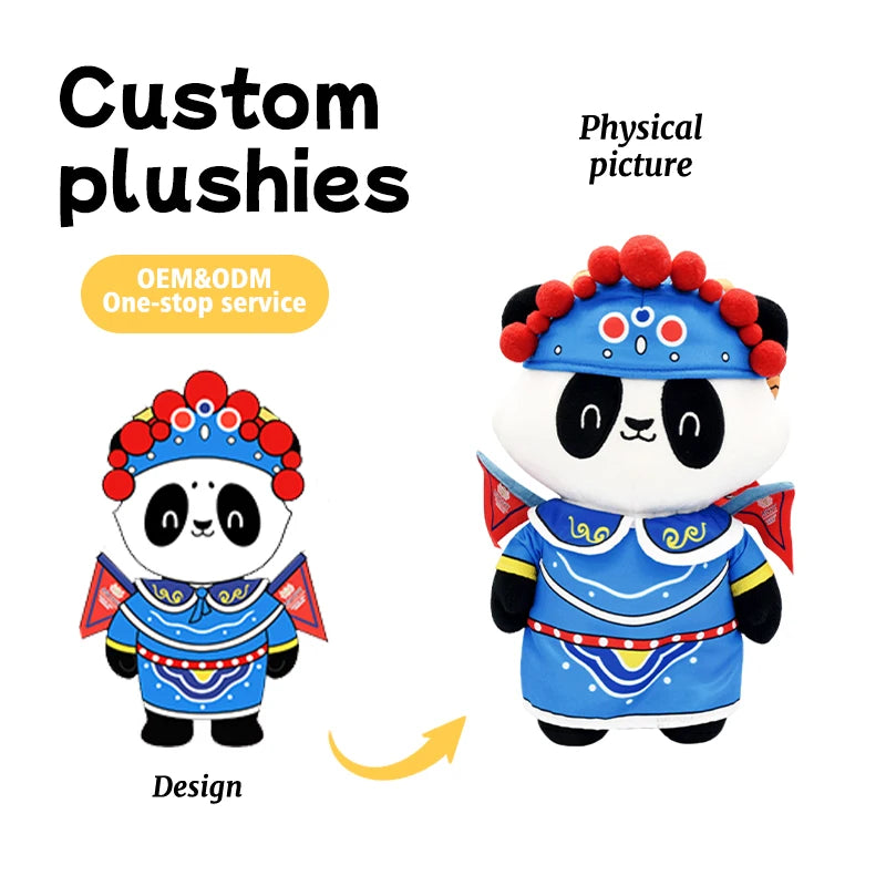 Your Own Custom Character Plush Toy Available Personalized Plush Animals  Custom Cotton Stuffed Dolls