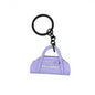 Hot Selling 3D Cartoon Gym Rubber Keychain Creative Anime 3D Yoga Bag Pendant Fitness Cool Key Chain