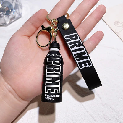 Wholesale 3D PVC Anime Prime Cartoon Keychain 3D Keychain Car Pendant Bag Toy Prime Drink Keychain