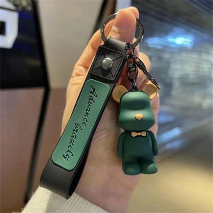 Chameleon Bear Creative KeyChain Violent Bear Wholesale Car Couple Key Pendant Doll Schoolbag Pendant Keychain