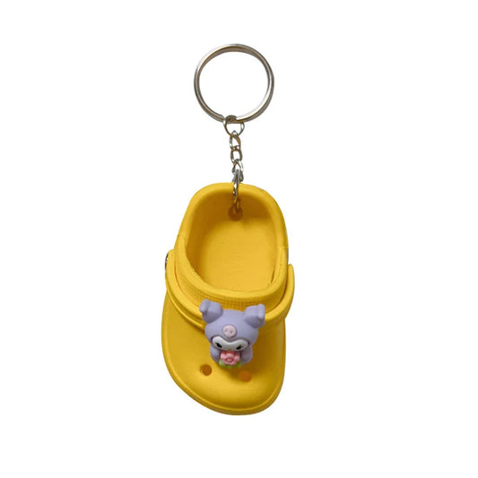 Cute and Small New Mini slippers Hole Shoes Car Couple Keychain Backpack Pendant Small Gifts Wholesale