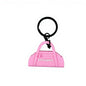 Hot Selling 3D Cartoon Gym Rubber Keychain Creative Anime 3D Yoga Bag Pendant Fitness Cool Key Chain