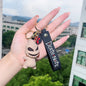 3D Nightmare Before Christmas Keychain Rubber Anime Lanyard Accessories for Car Gift Toy Halloween Promotion Keychains