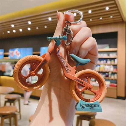 Assembled Bicycle Keychain Couple Cute Ornaments Car Keychain Bag Pendant Gift Wholesale Bike Enthusiasts Bicycle Keychains