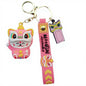 Totoro Lion Dance Maneki Neko Lucky Cat Cute Keychain Tiger Pendant the Year of the Loong Doll Cartoon Bag Pendant Keychain