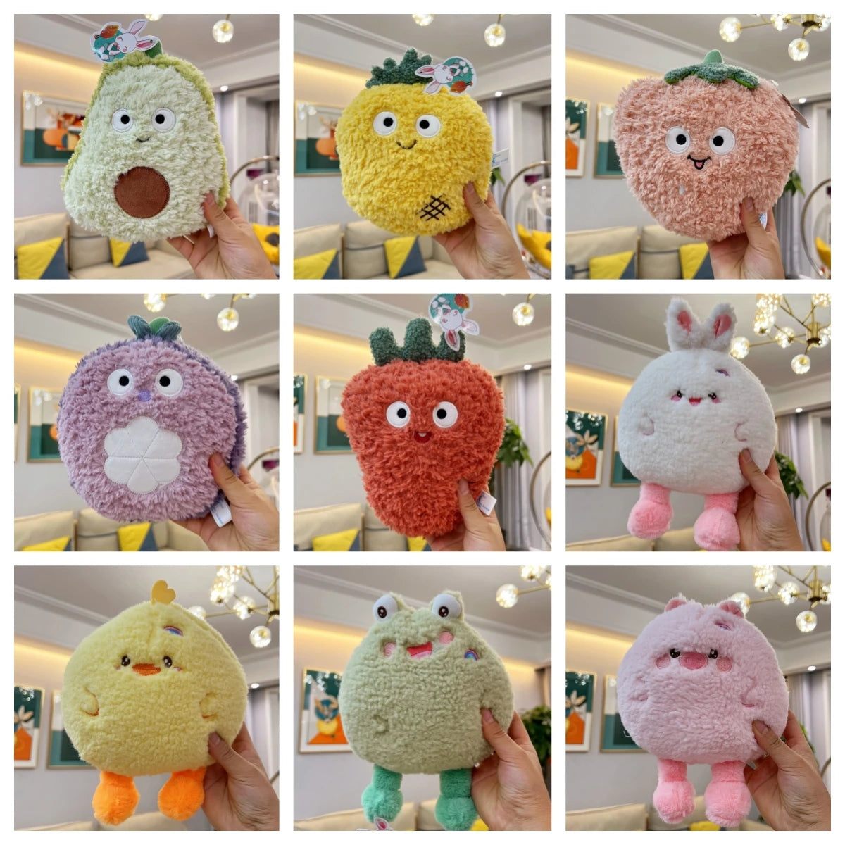 Factory Wholesale Bulk 10-20cm Custom Plush Toy Small Doll Claw Machine Doll for Children Stuffed Animal Toy Gift