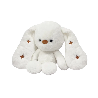 High Quality Customizable Soothing Star Rabbit Plush Toy Cute Long-Eared Bunny Doll Corporate Gift for Children's Day Custom
