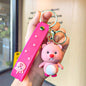 Cartoon Disguised Loopy Keychain Cute Dolls Exquisite Pendants Women's Car Bags Keychains Exquisite Pendants Wholesale
