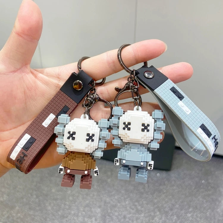 3D Cute Cartoon Anime PVC Keychain Accessories Trendy Birthday Gift Bag Pendant with Kaw Figure Keychain Toys