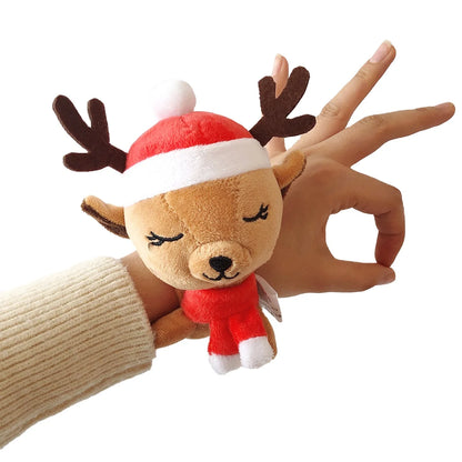 Creative Santa Claus Elk Pat Circle Christmas Patted Circle Christmas Bracelet Gifts Ornaments Toys
