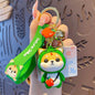 Authentic Cartoon Twelve Zodiac Animals Silicone Keychain Cute and Exquisite Shiba Dog Keychain Couple Backpack Pendant