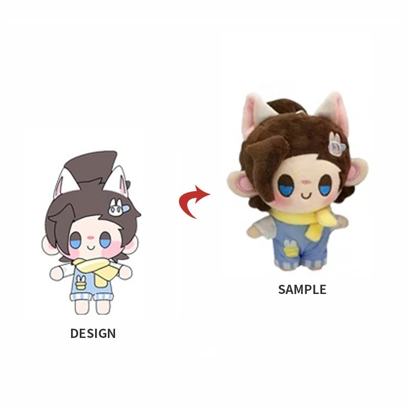 Custom Doll Manufacturers Stuffed Star Soft Toy Plush Doll Custom 20cm Lovely Souvenir Custom Anime Kpop Plush Dolls