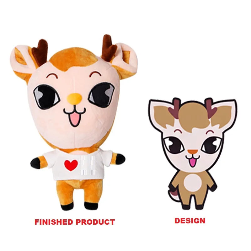 Custom Plush Teddy Bear with PP Cotton Filling Small MOQ 1 Piece Custom Personalized Illustrations