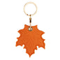 Popular Adorable Fruit Green Leaf Leather Keyring Accessory Case with ID Card Holder