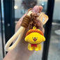 Cute Line Dog Sakura Club Keychain Couple School Bag Pendant Car Keychain Doll Small Gift Wholesale
