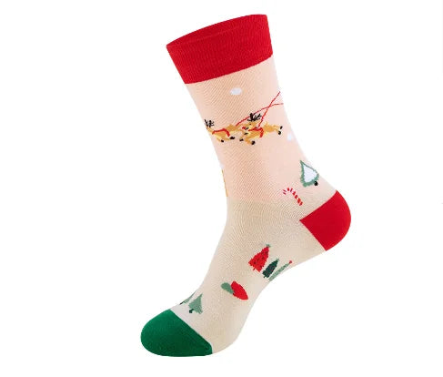 2026 New Custom Soft Cute Christmas Stocking Gift for Kids Stocking Snowman and Christmas Tree