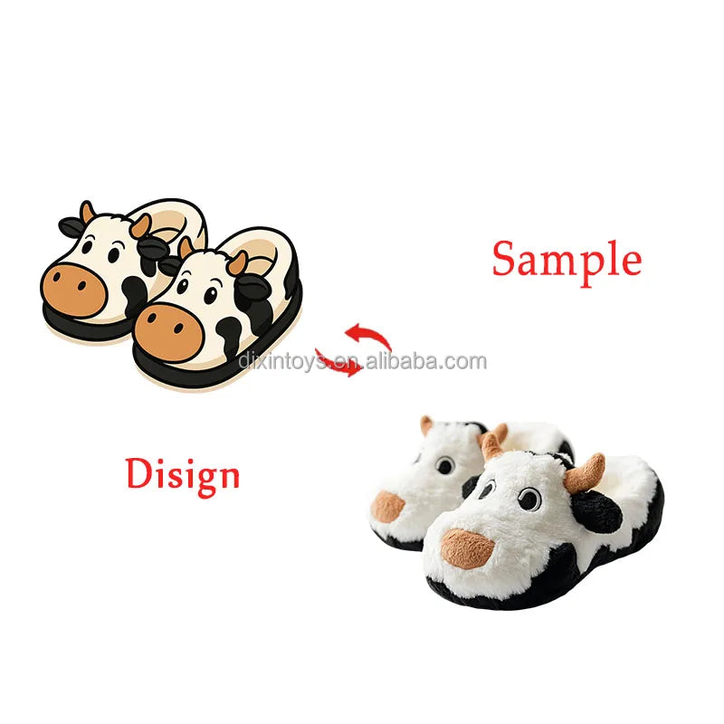 Low Moq Customization Household Custom Logo Slippers High Quality Slippers Indoor Plush Slippers