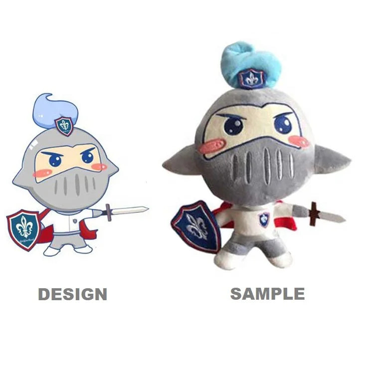 Popular Mass Production Custom PP Cotton Filled Stuffed Animal Plush Toys 20cm Custom Sizes