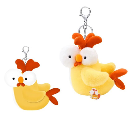 DIXIN Custom-made Mini Cute Plush Keychains From the Manufacturer  Pet Sound Pendant BB Meow Stuffed  Magnetic Cartoon Keychain