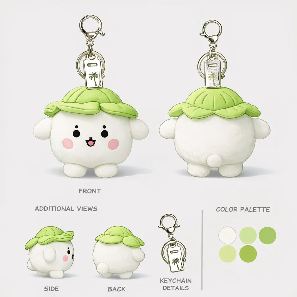Low MOQ Custom Made Small Kpop Plush Doll Keychains Toy Custom Plush Key Chain