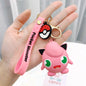 Pokemoned Pikachued Keychain Cartoon Cute Doll Car Keychain Bag Pendant Small Gift