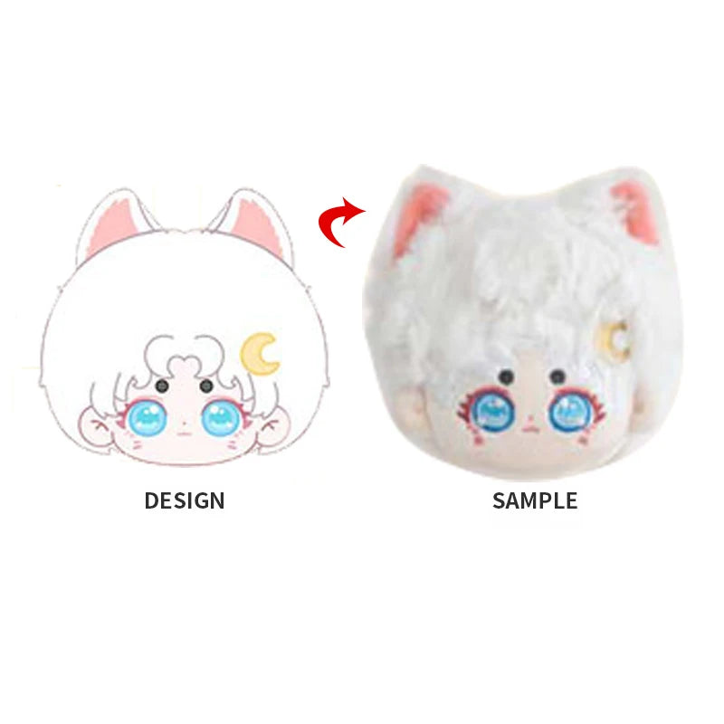 Sample Provided High Quality Custom Kpop Dolls Custom Plush Keychain 10cm and 20cm Doll Custom Face Embroidery