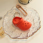 3D Mini EVA Keychain Plastic Foam Beach Hole Sandal Slipper Keychain Decoration Beach Shoe Keychain