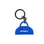 Hot Selling 3D Cartoon Gym Rubber Keychain Creative Anime 3D Yoga Bag Pendant Fitness Cool Key Chain