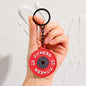 Fitness PVC Keychain Cute Bag Pendant for Women and Men Nice Cartoon Doll Rubber Keychain