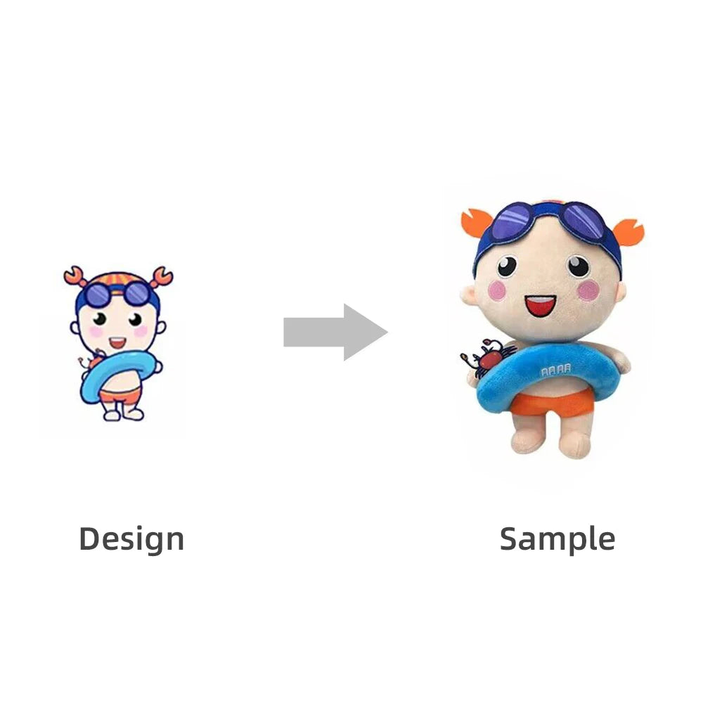 Custom Cute Cartoon Animals Plushies Game Animated Characters Custom  Plush  Keychains