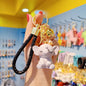 Cute Cartoon Crown for Carabiner Elephant Resin Keychain Stylish Rubber Doll with UV Printing Keychain for Girls Phone Charm