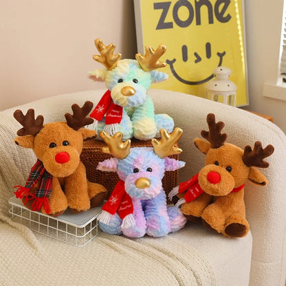 Latest Custom Christmas Limited Plush Deer Decoration Christmas Tree Festival Accessories Deer