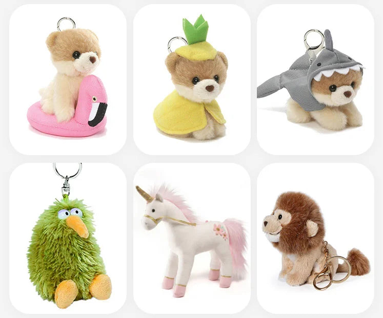 Manufacturer Experienced Custom Plush Charm Keychain Free Modifications No MOQ