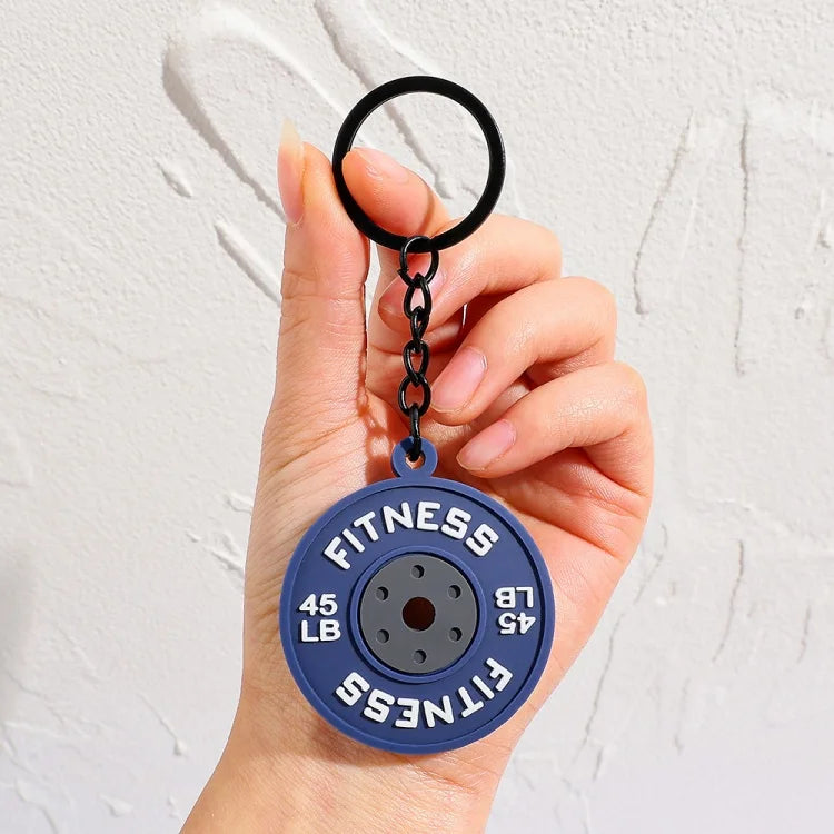 Fitness PVC Keychain Cute Bag Pendant for Women and Men Nice Cartoon Doll Rubber Keychain