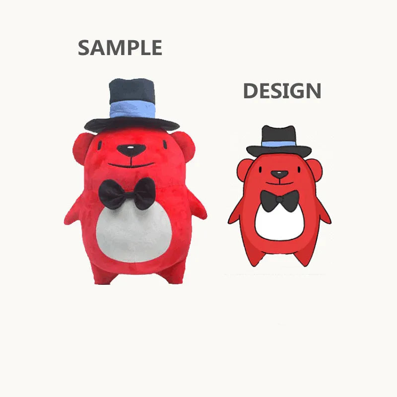 2024  High Quality Plushie Customized Mascot Company logo Anime Plush Toys Dolls Pillow Customization