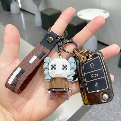 3D Cute Cartoon Anime PVC Keychain Accessories Trendy Birthday Gift Bag Pendant with Kaw Figure Keychain Toys