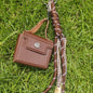 Mini Woven Handbag Keychain Simple Women Bag Hanging Rope Minimalist Urban Style Accessories